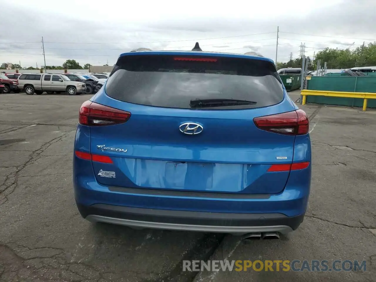 6 Photograph of a damaged car KM8J3CAL0LU231740 HYUNDAI TUCSON 2020