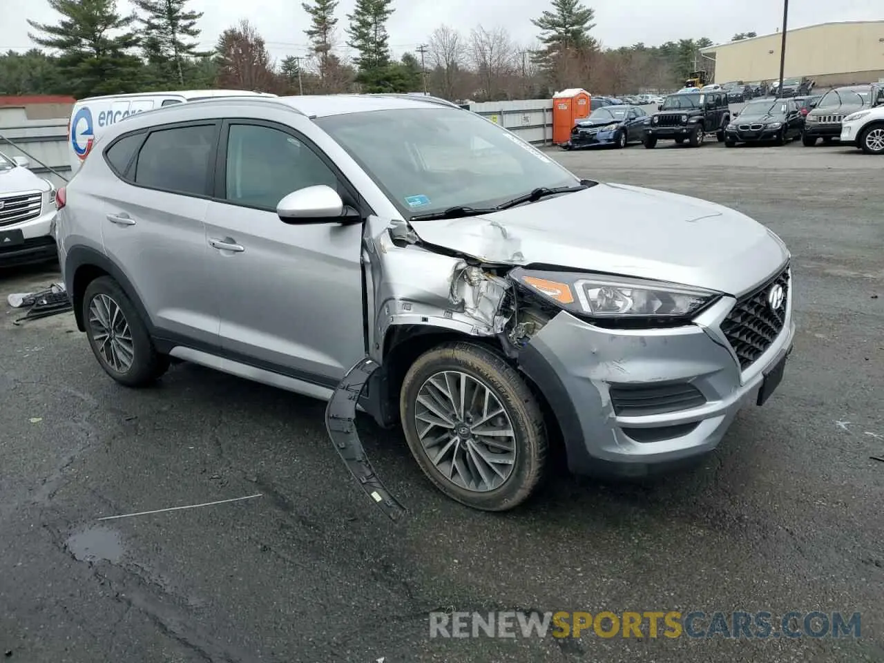 4 Photograph of a damaged car KM8J3CAL1LU264682 HYUNDAI TUCSON 2020