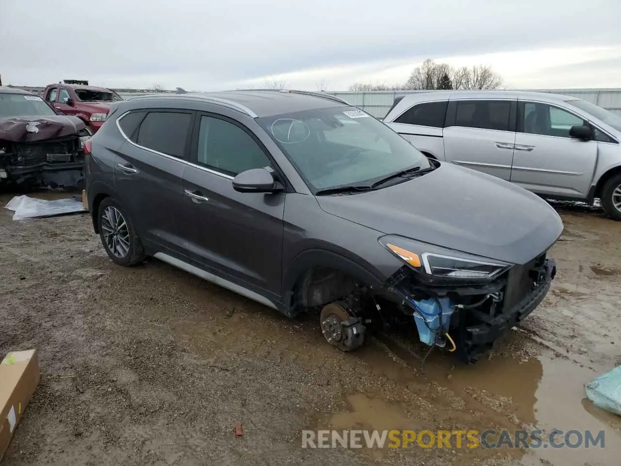 4 Photograph of a damaged car KM8J3CAL2LU101362 HYUNDAI TUCSON 2020