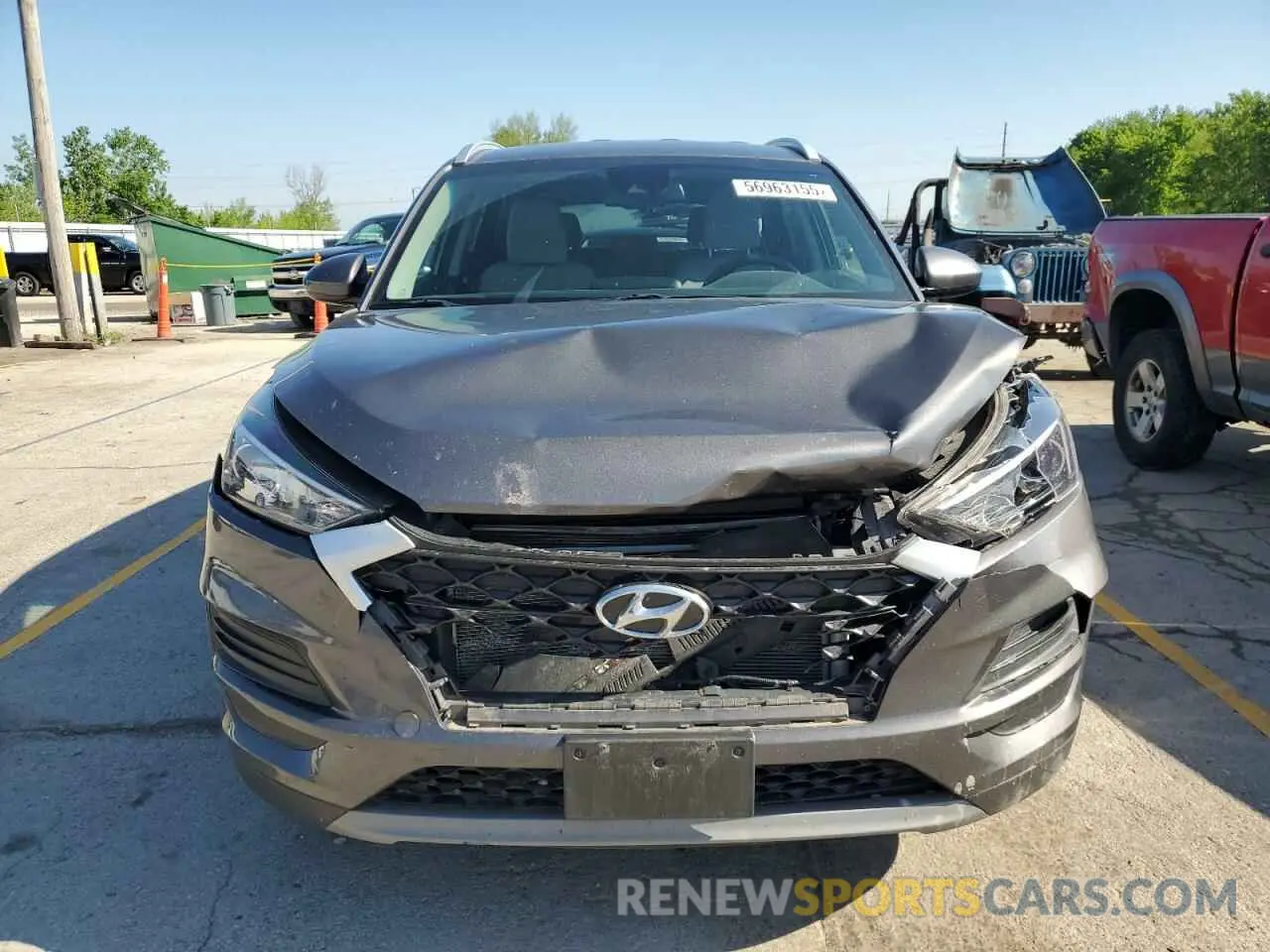 5 Photograph of a damaged car KM8J3CAL2LU229939 HYUNDAI TUCSON 2020