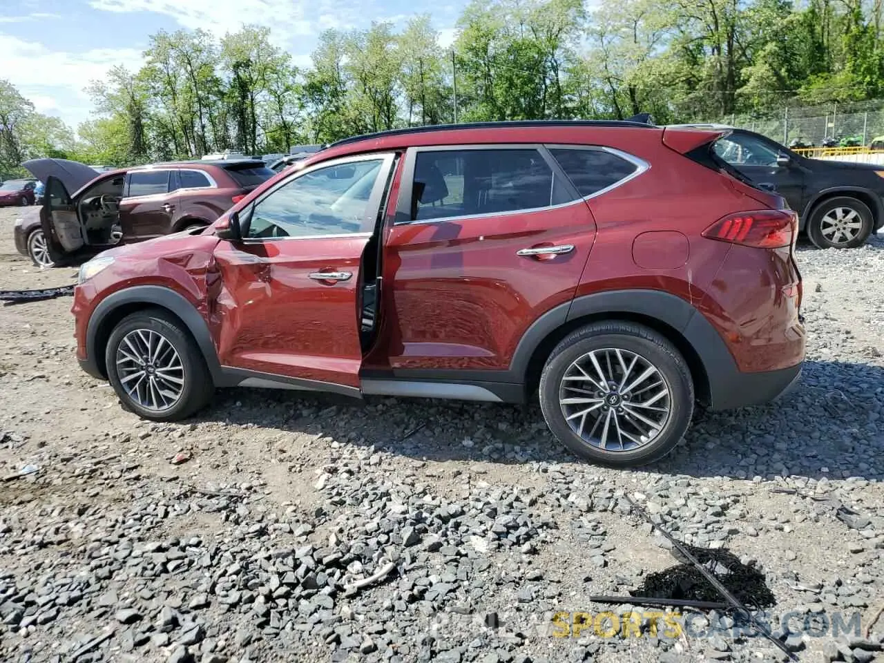 2 Photograph of a damaged car KM8J3CAL2LU245378 HYUNDAI TUCSON 2020