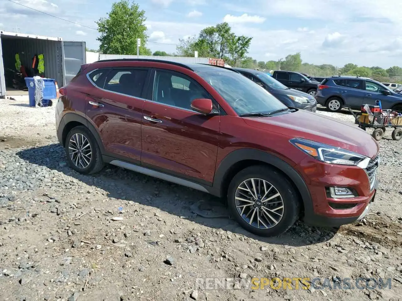 4 Photograph of a damaged car KM8J3CAL2LU245378 HYUNDAI TUCSON 2020
