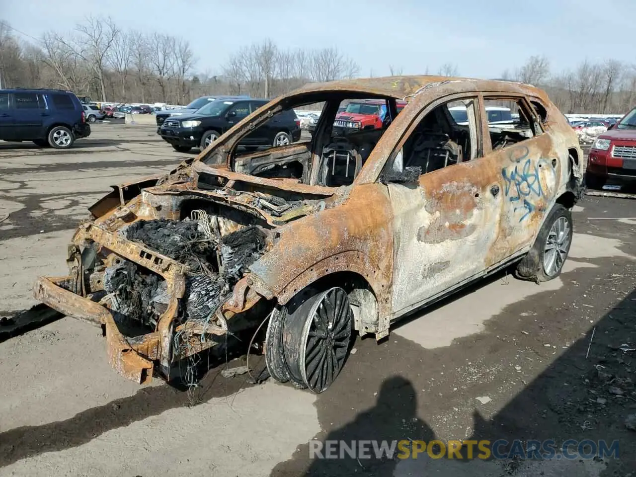 1 Photograph of a damaged car KM8J3CAL4LU144360 HYUNDAI TUCSON 2020