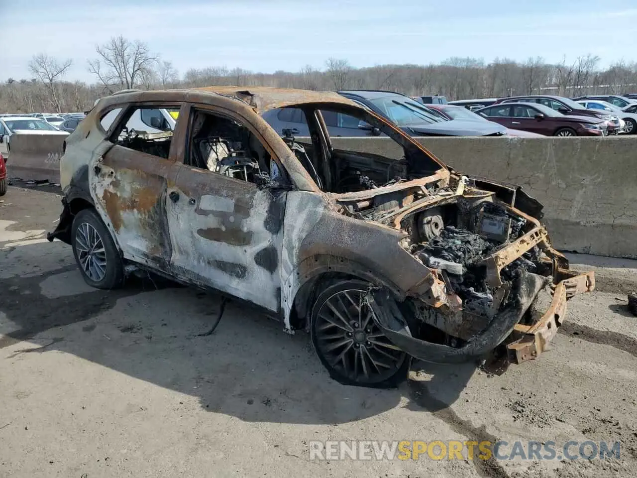4 Photograph of a damaged car KM8J3CAL4LU144360 HYUNDAI TUCSON 2020