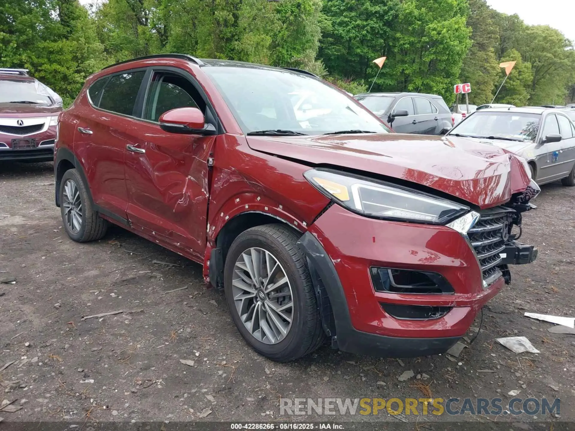 1 Photograph of a damaged car KM8J3CAL4LU167900 HYUNDAI TUCSON 2020