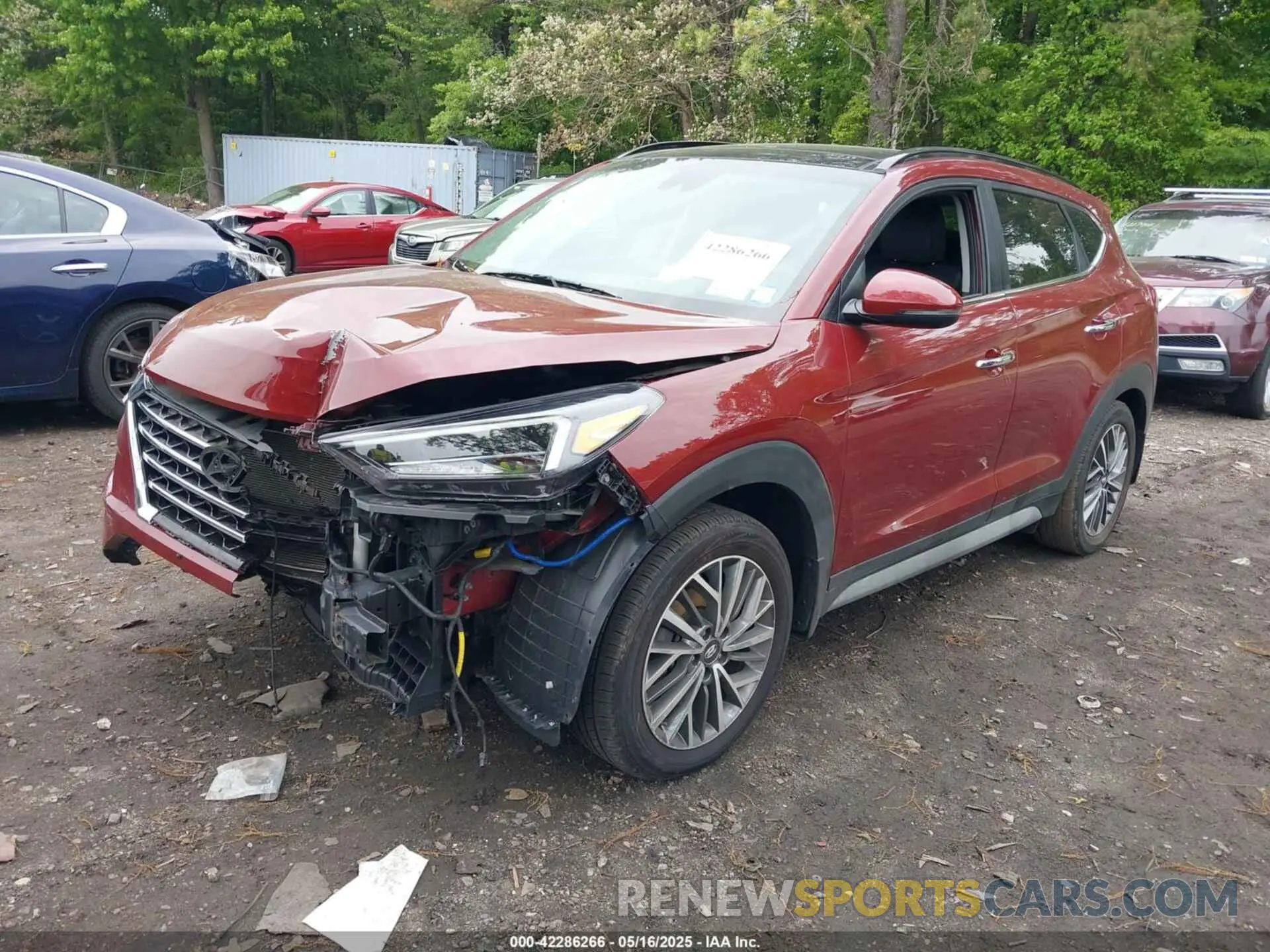 2 Photograph of a damaged car KM8J3CAL4LU167900 HYUNDAI TUCSON 2020