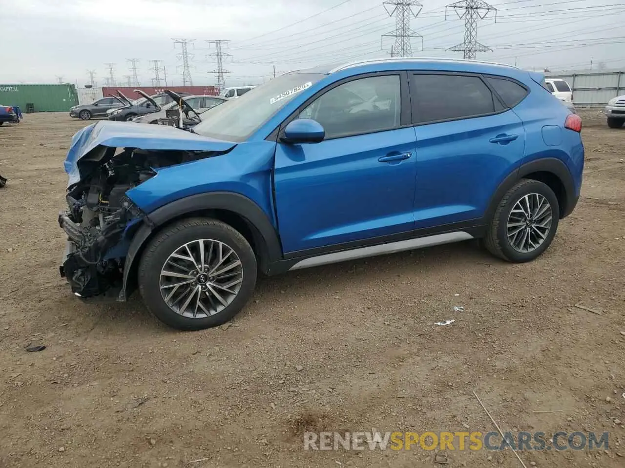 1 Photograph of a damaged car KM8J3CAL5LU169784 HYUNDAI TUCSON 2020