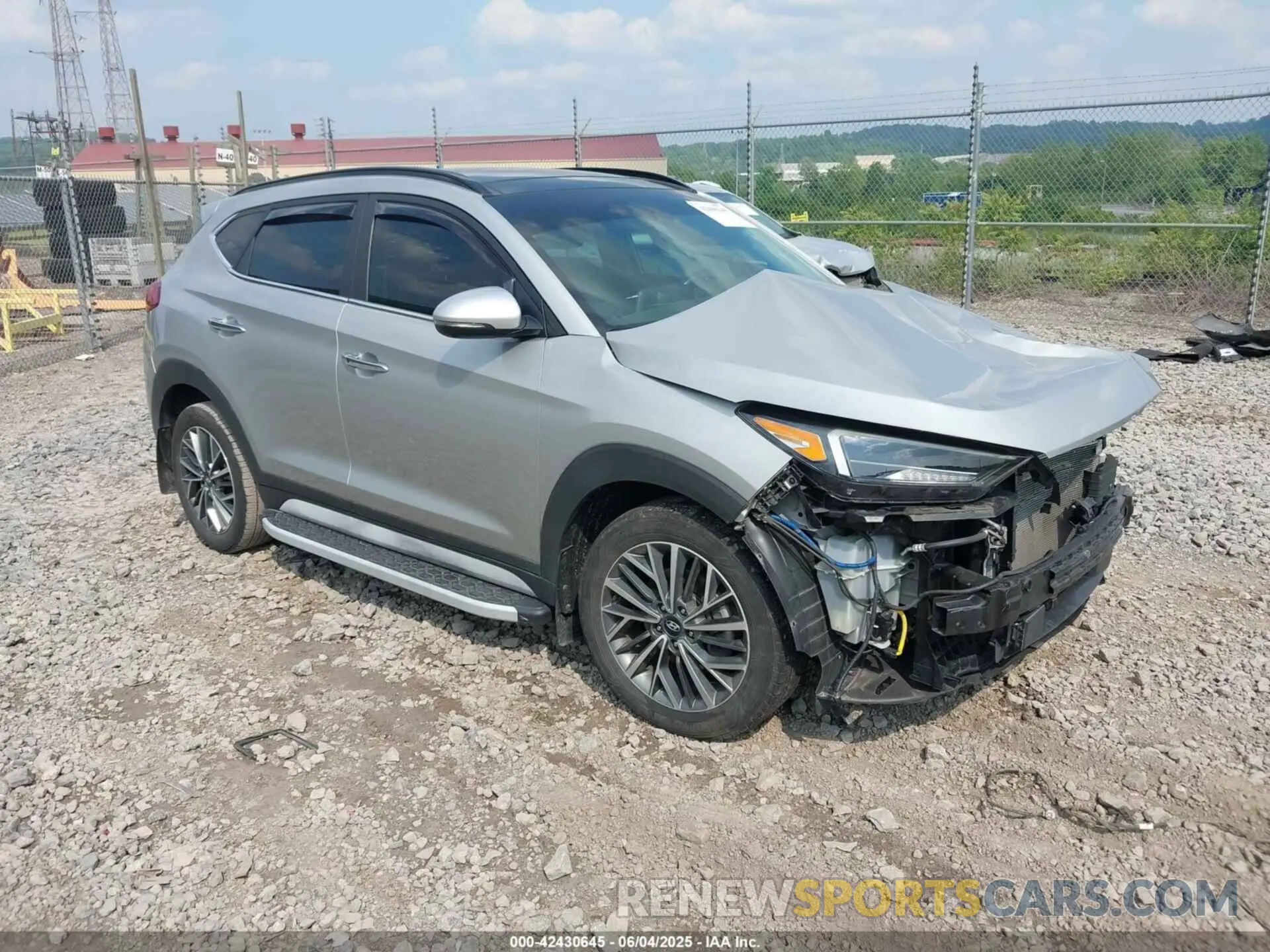 1 Photograph of a damaged car KM8J3CAL5LU194927 HYUNDAI TUCSON 2020