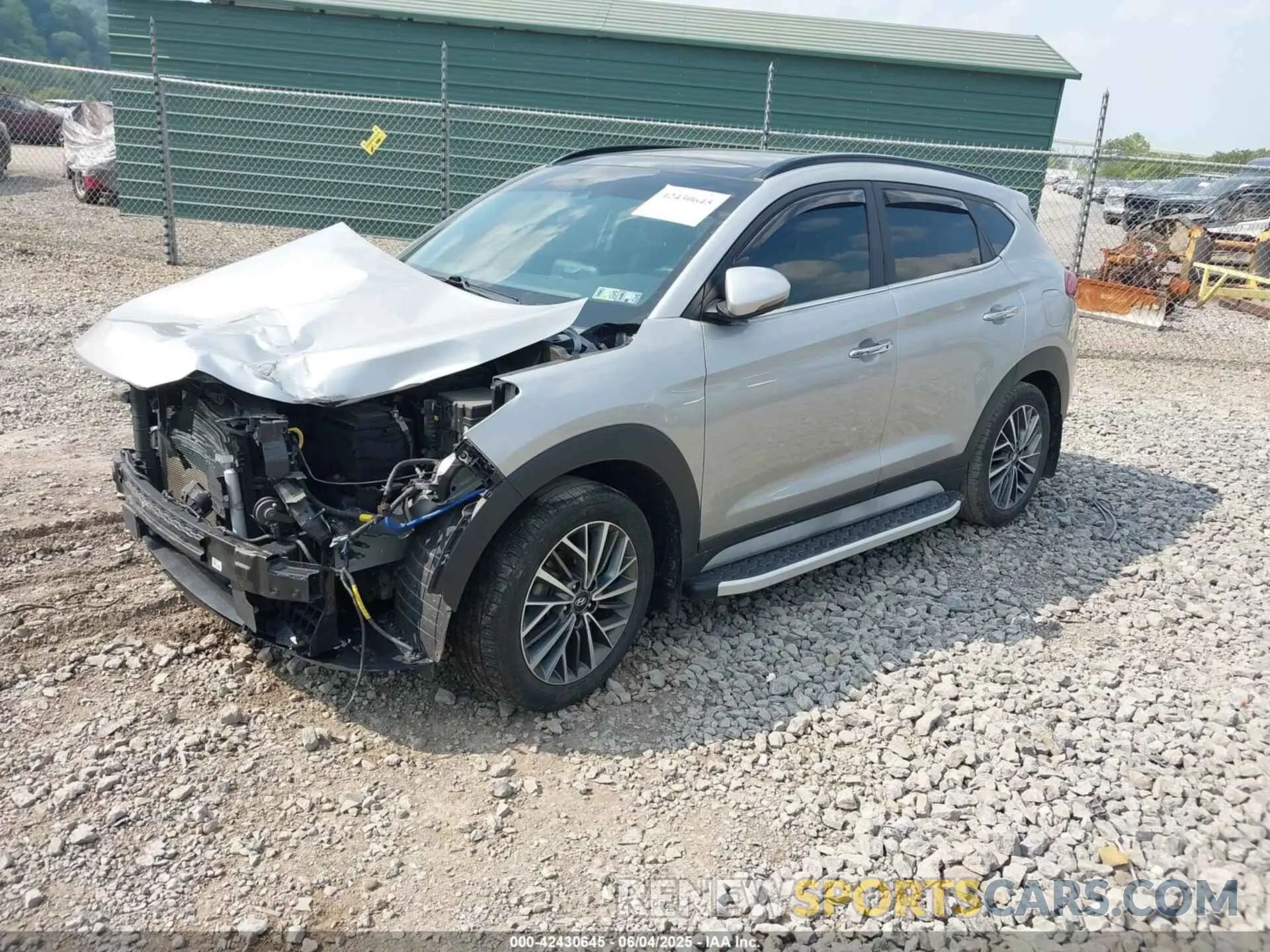2 Photograph of a damaged car KM8J3CAL5LU194927 HYUNDAI TUCSON 2020