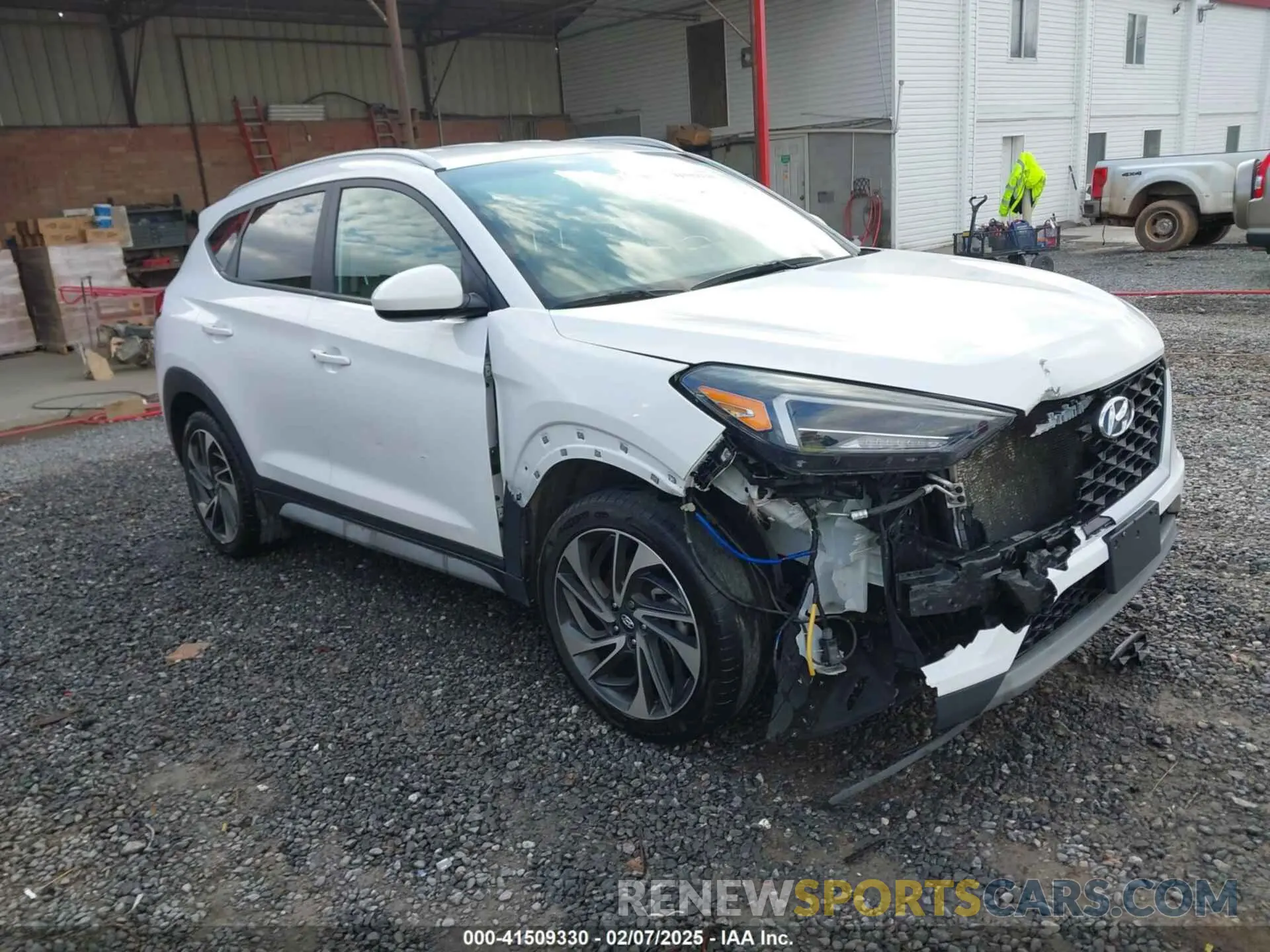 1 Photograph of a damaged car KM8J3CAL5LU231183 HYUNDAI TUCSON 2020