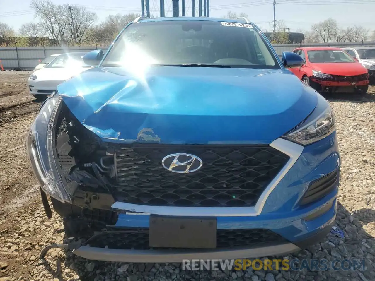 5 Photograph of a damaged car KM8J3CAL7LU110607 HYUNDAI TUCSON 2020