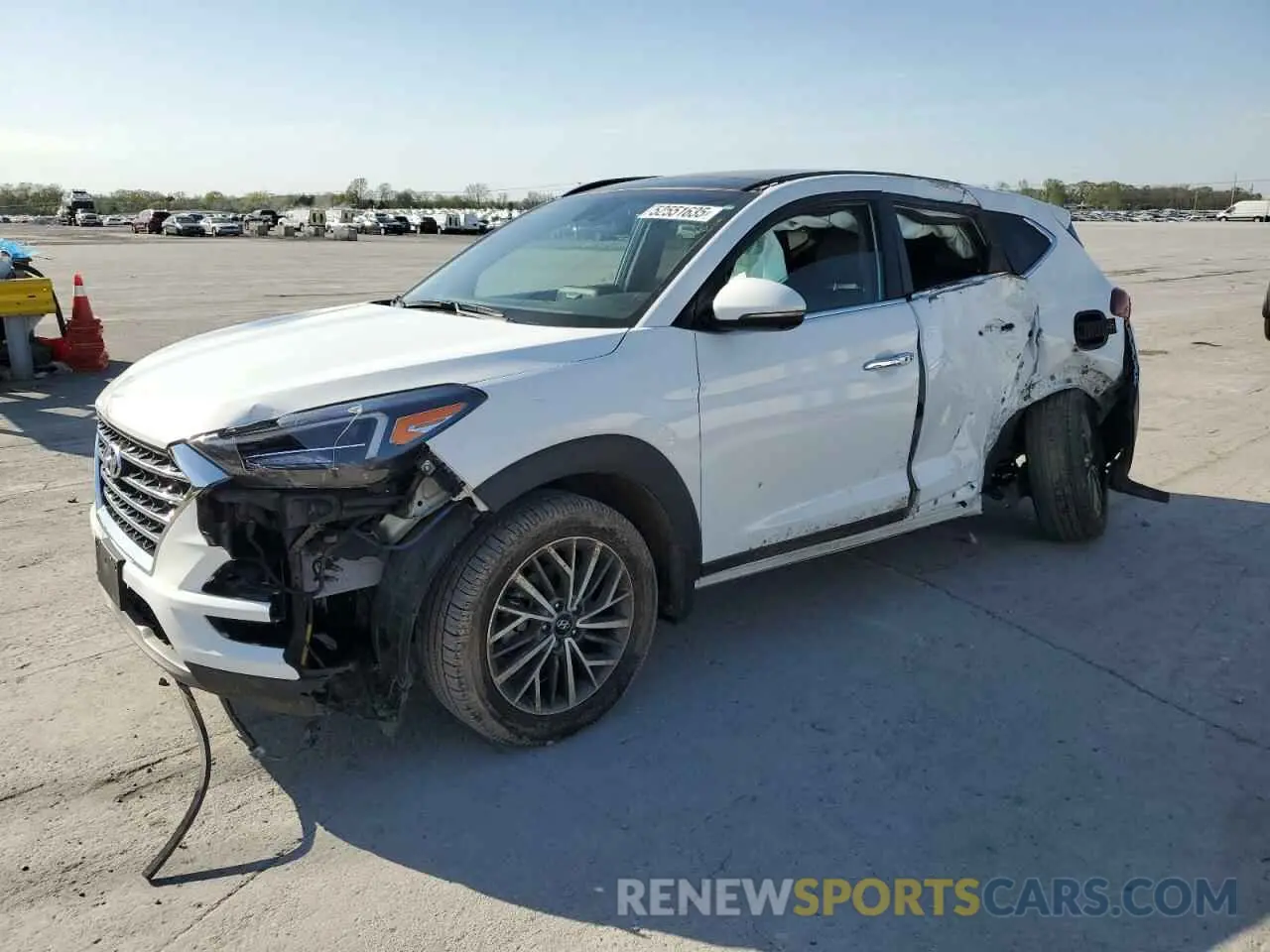 1 Photograph of a damaged car KM8J3CAL7LU261950 HYUNDAI TUCSON 2020