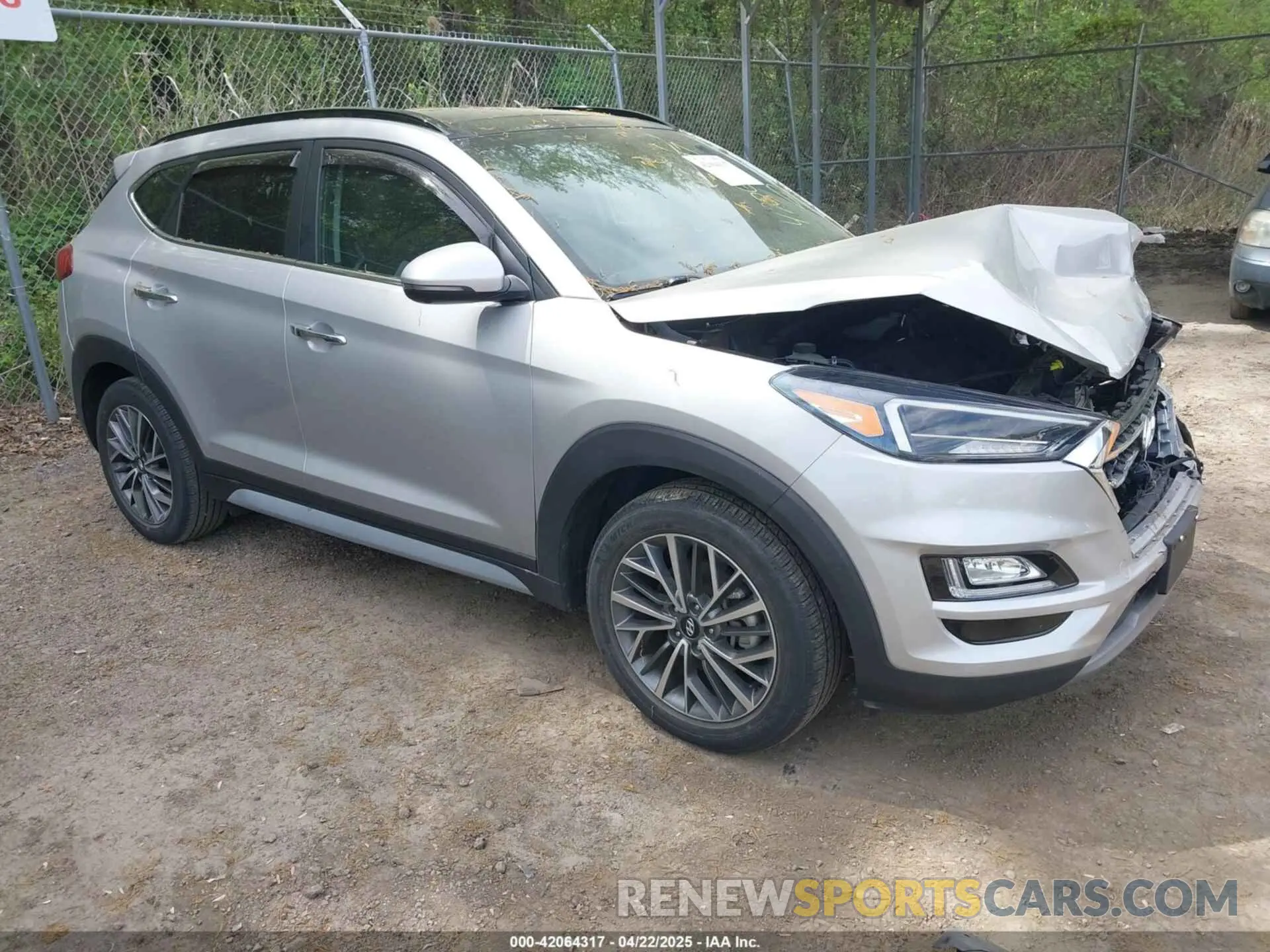 1 Photograph of a damaged car KM8J3CAL7LU280899 HYUNDAI TUCSON 2020