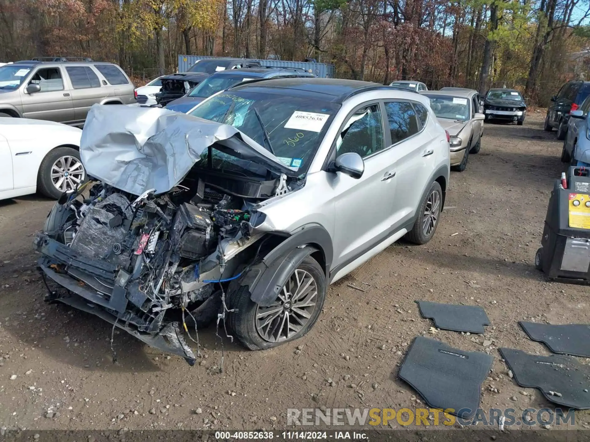 2 Photograph of a damaged car KM8J3CAL8LU201319 HYUNDAI TUCSON 2020