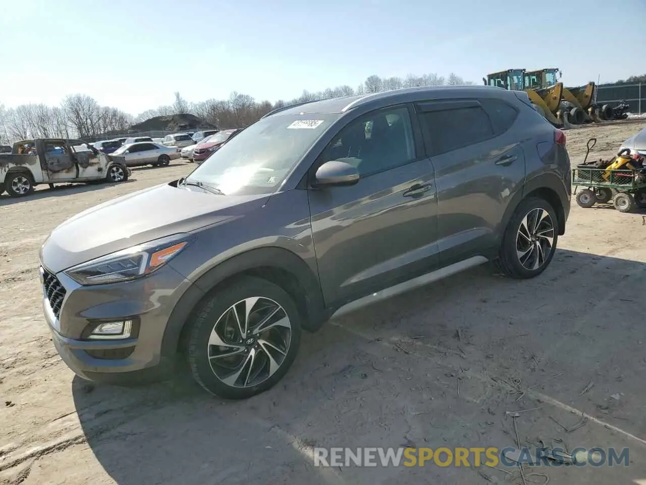 1 Photograph of a damaged car KM8J3CAL8LU240816 HYUNDAI TUCSON 2020