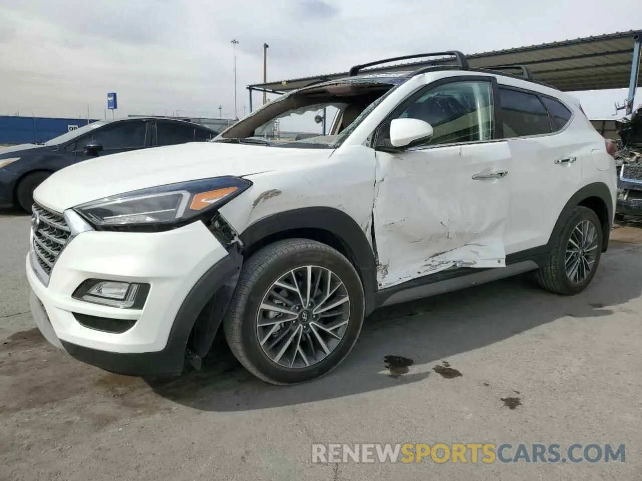 1 Photograph of a damaged car KM8J3CAL8LU262265 HYUNDAI TUCSON 2020