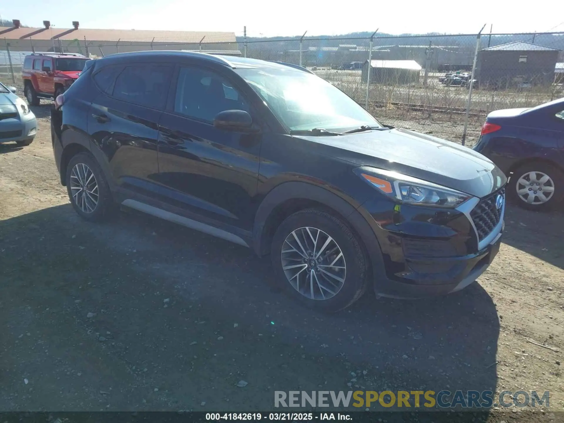 1 Photograph of a damaged car KM8J3CAL9LU203273 HYUNDAI TUCSON 2020