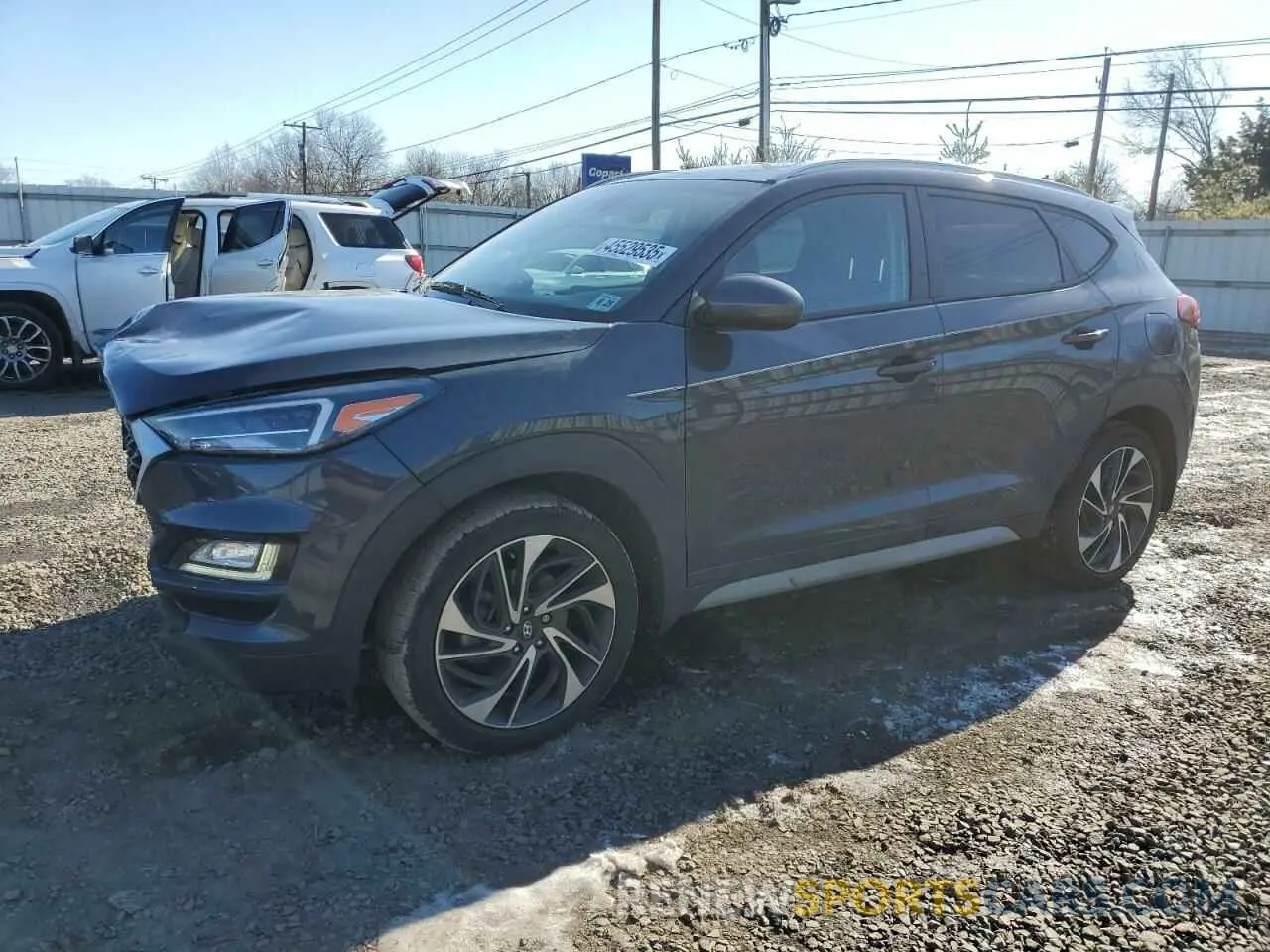 1 Photograph of a damaged car KM8J3CALXLU230627 HYUNDAI TUCSON 2020