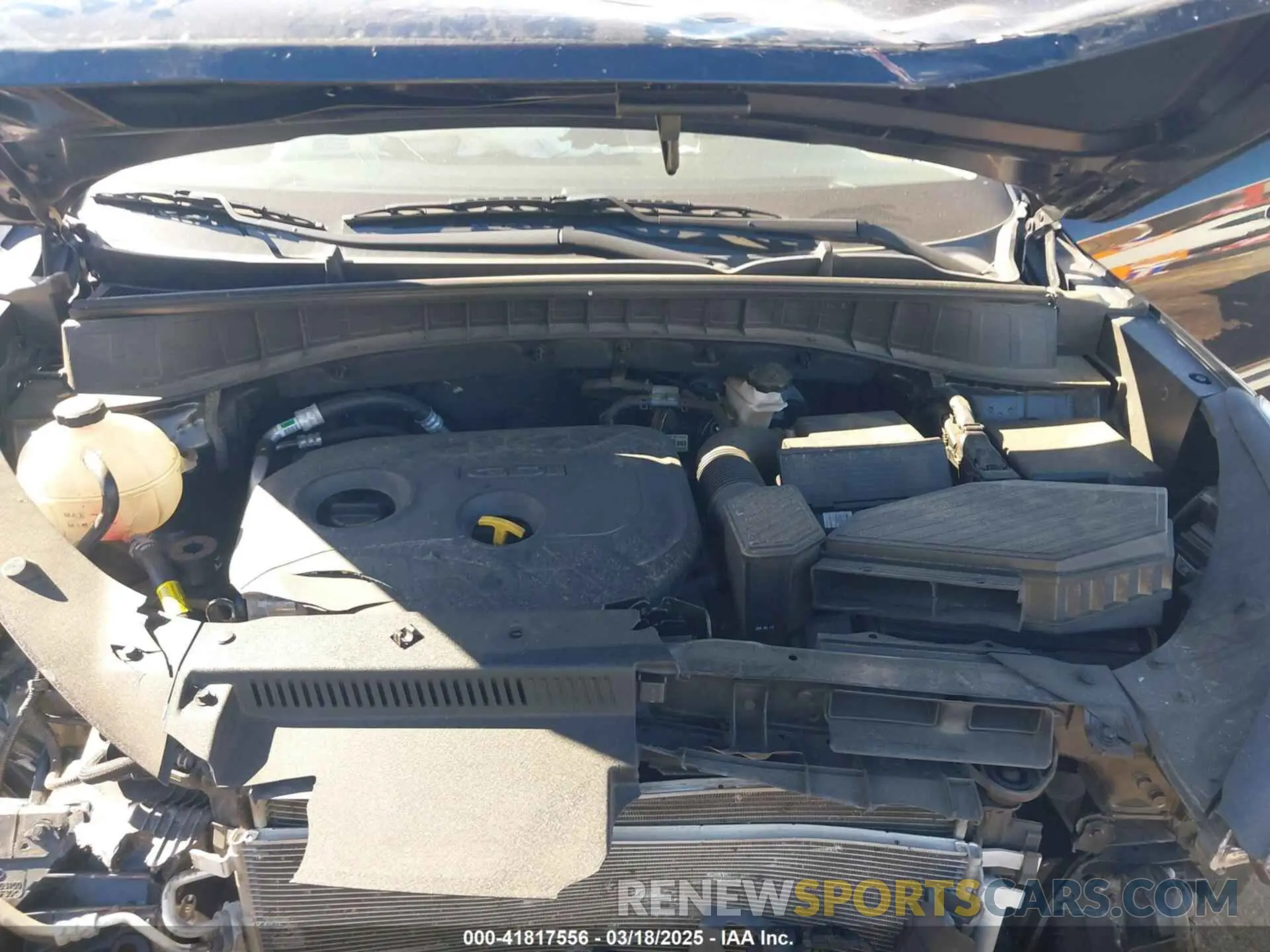 10 Photograph of a damaged car KM8J23A40MU334847 HYUNDAI TUCSON 2021