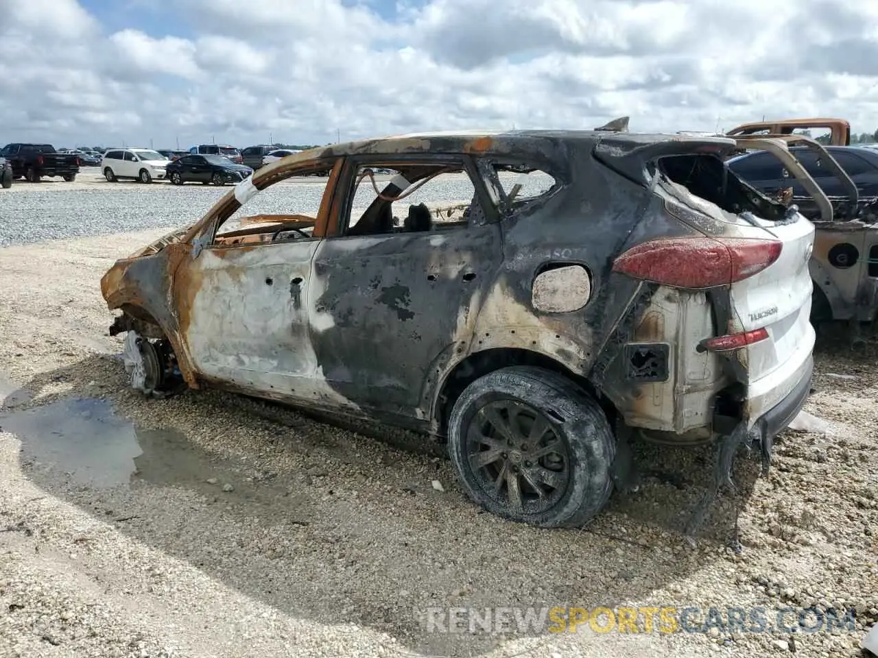 2 Photograph of a damaged car KM8J23A40MU338350 HYUNDAI TUCSON 2021