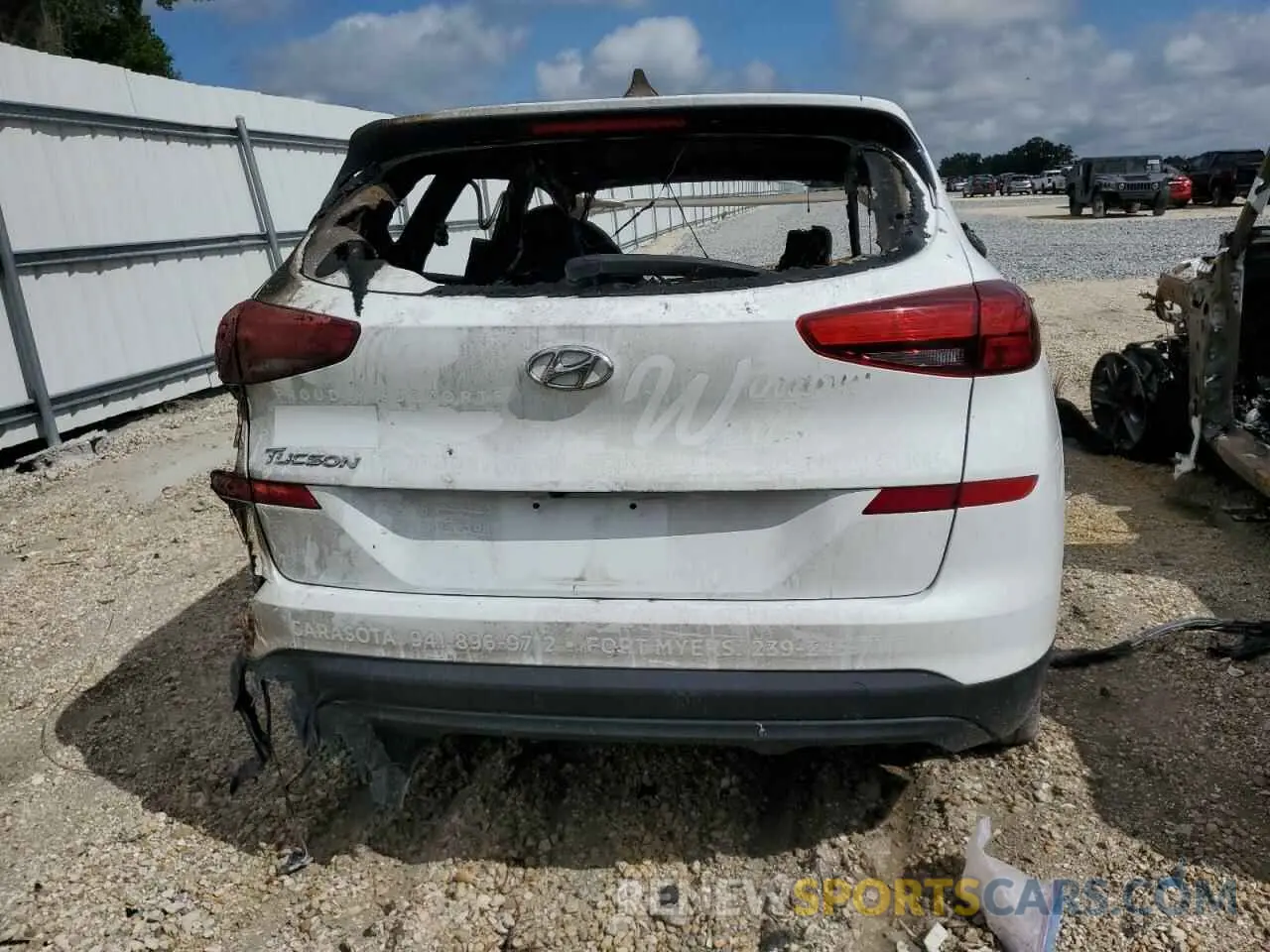 6 Photograph of a damaged car KM8J23A40MU338350 HYUNDAI TUCSON 2021