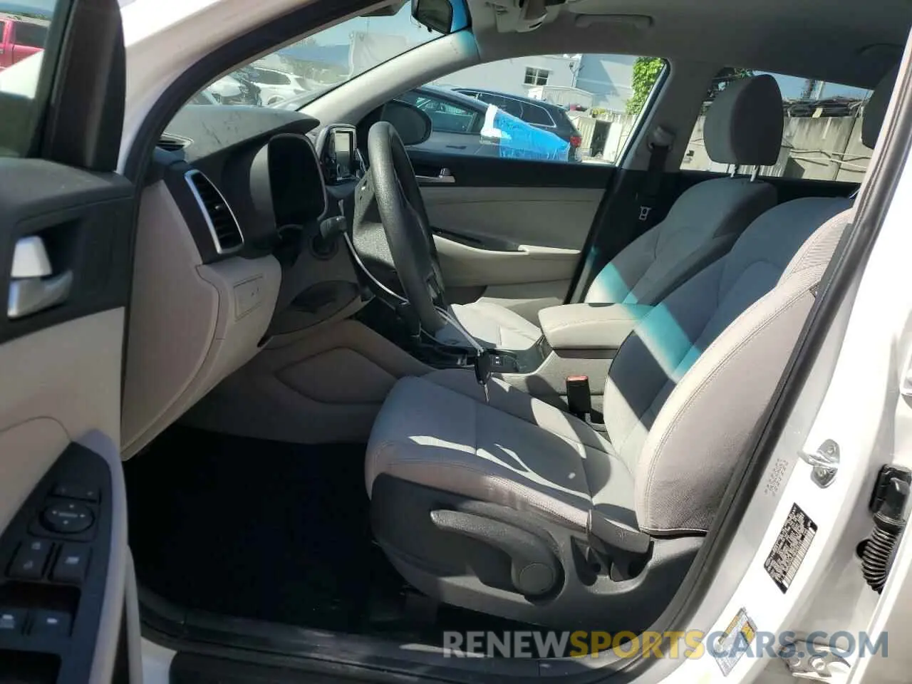 7 Photograph of a damaged car KM8J23A41MU286145 HYUNDAI TUCSON 2021