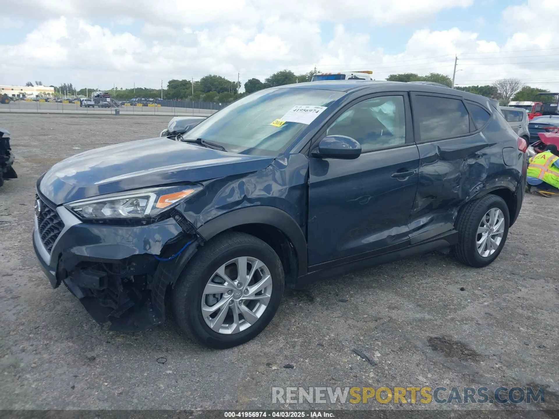 6 Photograph of a damaged car KM8J23A41MU291085 HYUNDAI TUCSON 2021