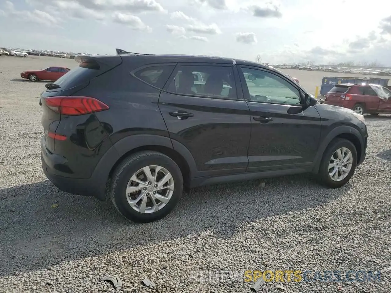 3 Photograph of a damaged car KM8J23A41MU299106 HYUNDAI TUCSON 2021