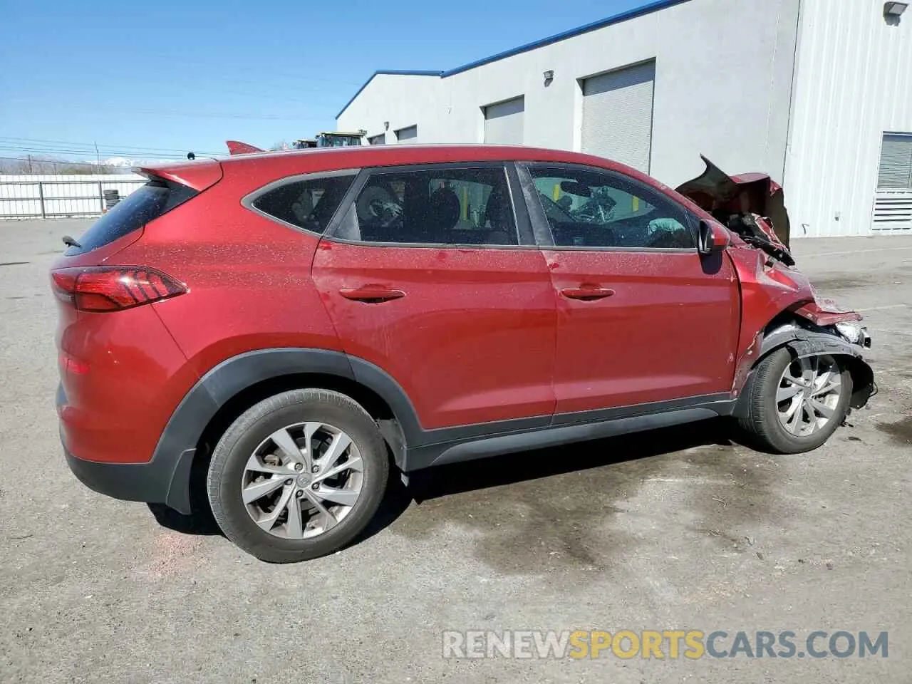 3 Photograph of a damaged car KM8J23A41MU342276 HYUNDAI TUCSON 2021