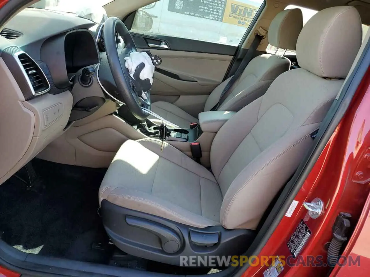 7 Photograph of a damaged car KM8J23A41MU342276 HYUNDAI TUCSON 2021