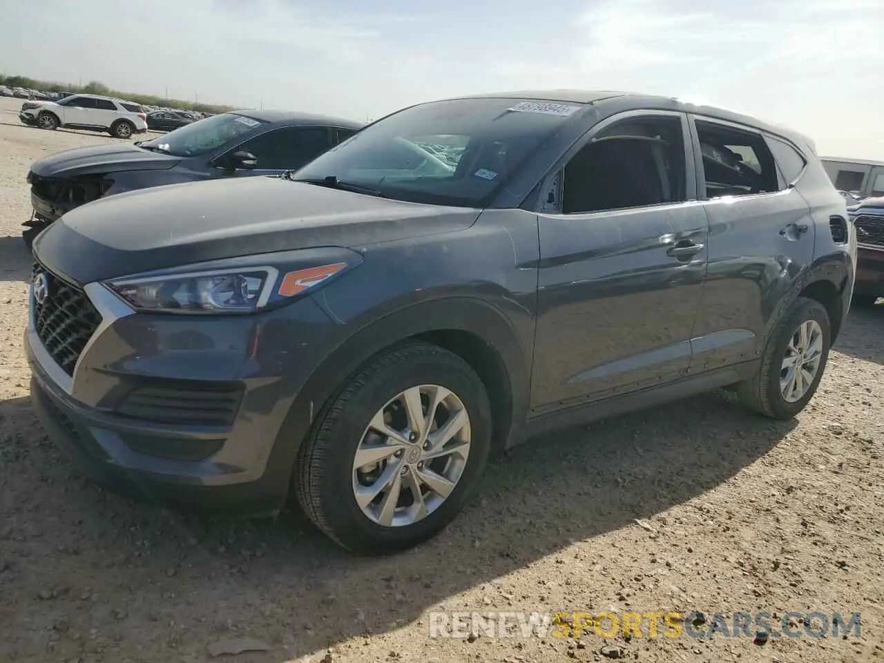 1 Photograph of a damaged car KM8J23A43MU289340 HYUNDAI TUCSON 2021