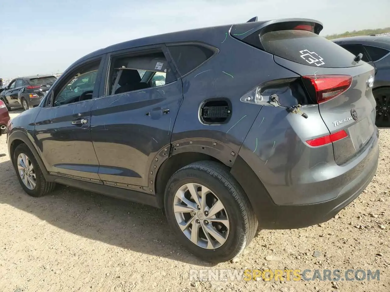 2 Photograph of a damaged car KM8J23A43MU289340 HYUNDAI TUCSON 2021