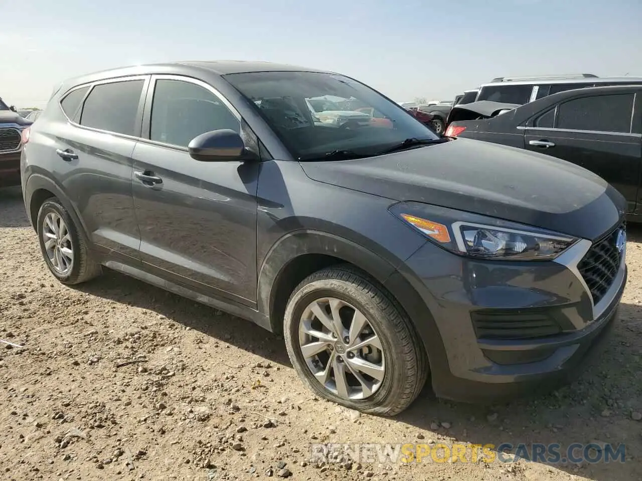 4 Photograph of a damaged car KM8J23A43MU289340 HYUNDAI TUCSON 2021