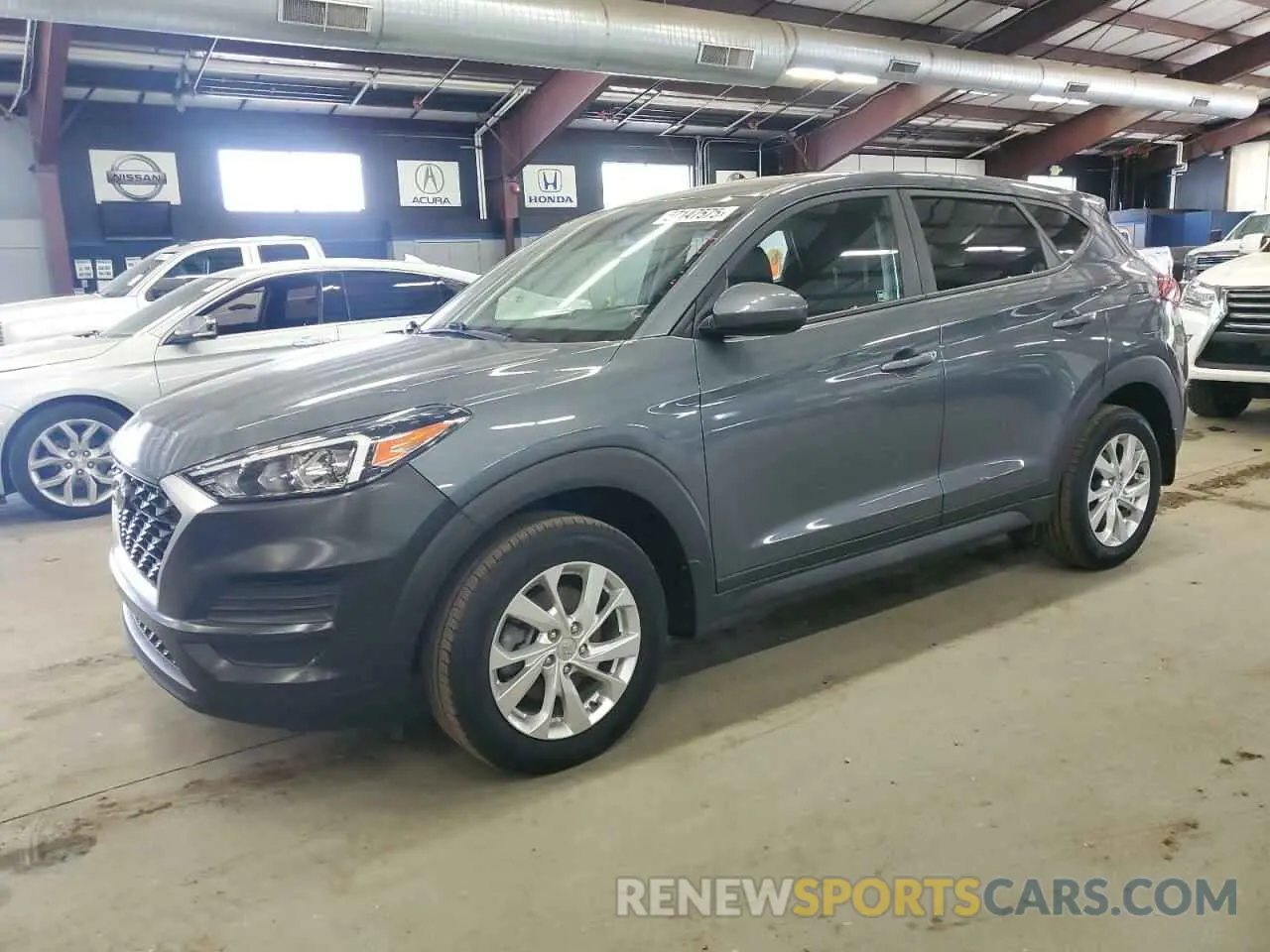 1 Photograph of a damaged car KM8J23A43MU311420 HYUNDAI TUCSON 2021