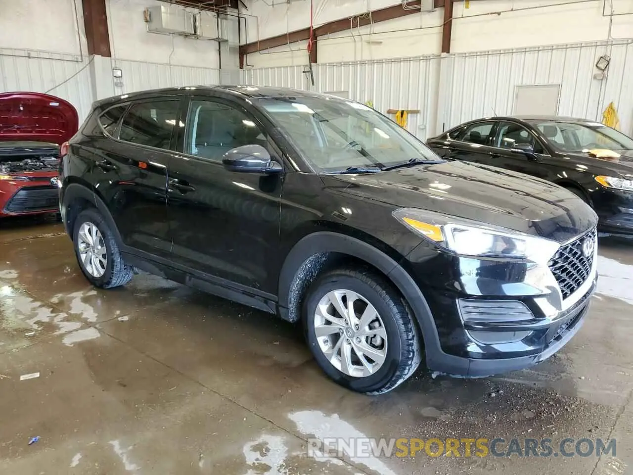 4 Photograph of a damaged car KM8J23A43MU314740 HYUNDAI TUCSON 2021
