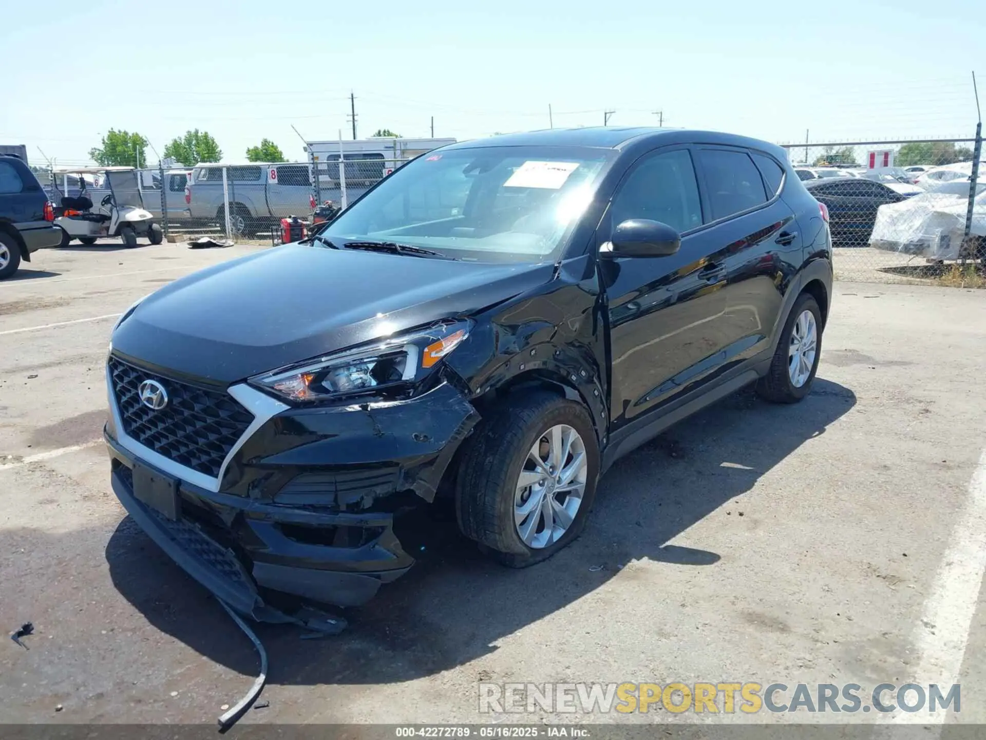 2 Photograph of a damaged car KM8J23A43MU400680 HYUNDAI TUCSON 2021