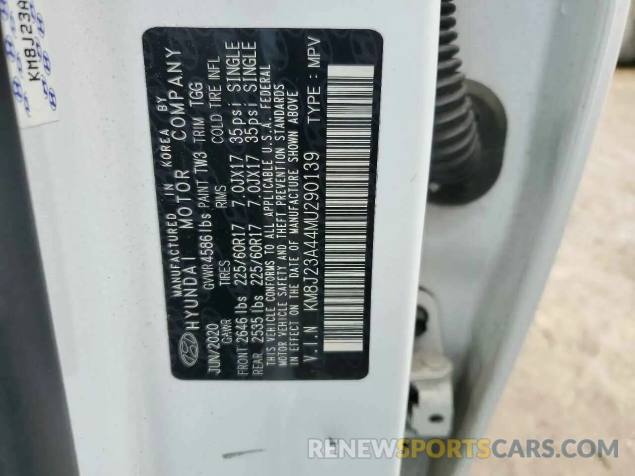 14 Photograph of a damaged car KM8J23A44MU290139 HYUNDAI TUCSON 2021