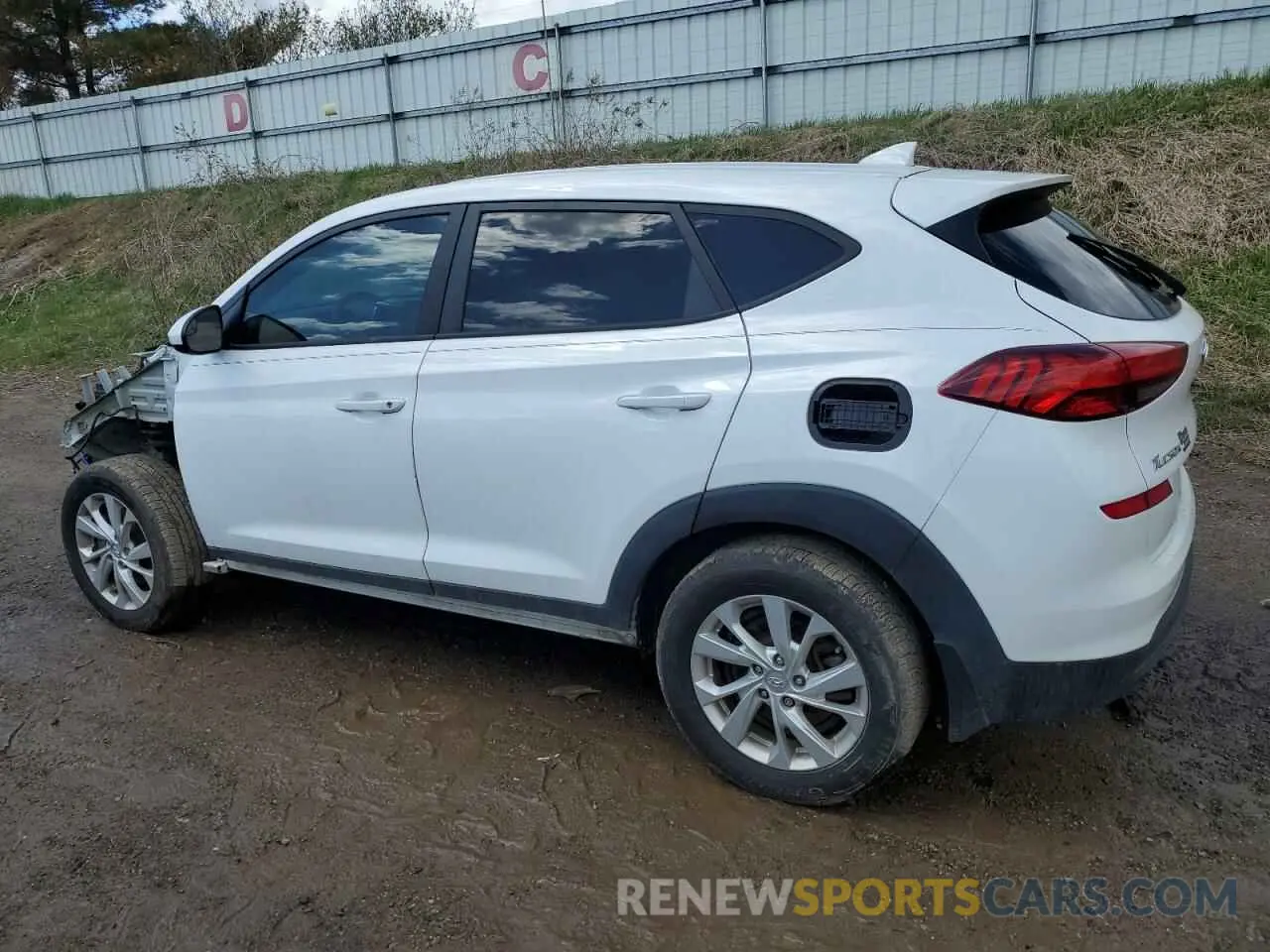 2 Photograph of a damaged car KM8J23A44MU290139 HYUNDAI TUCSON 2021