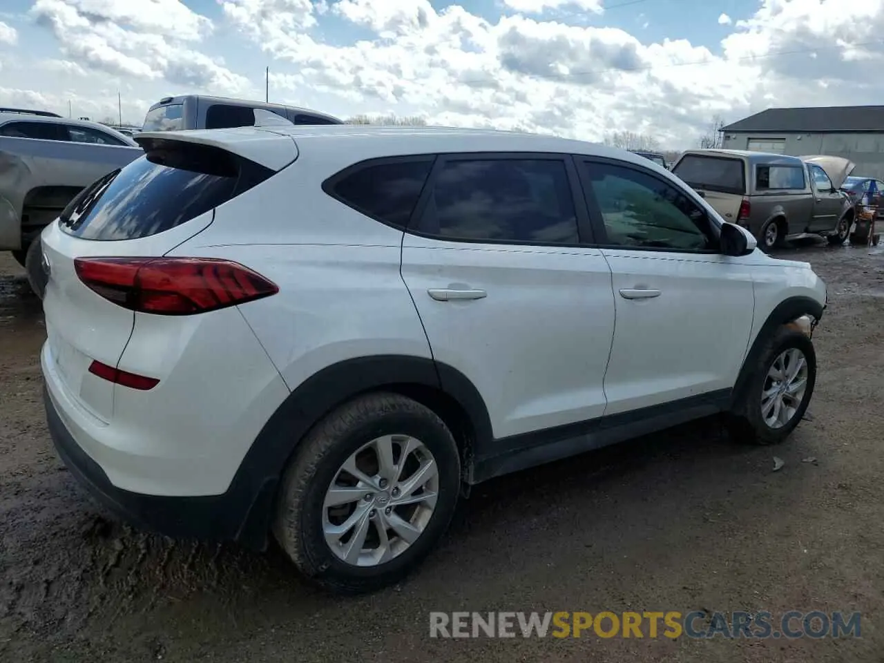 3 Photograph of a damaged car KM8J23A44MU290139 HYUNDAI TUCSON 2021