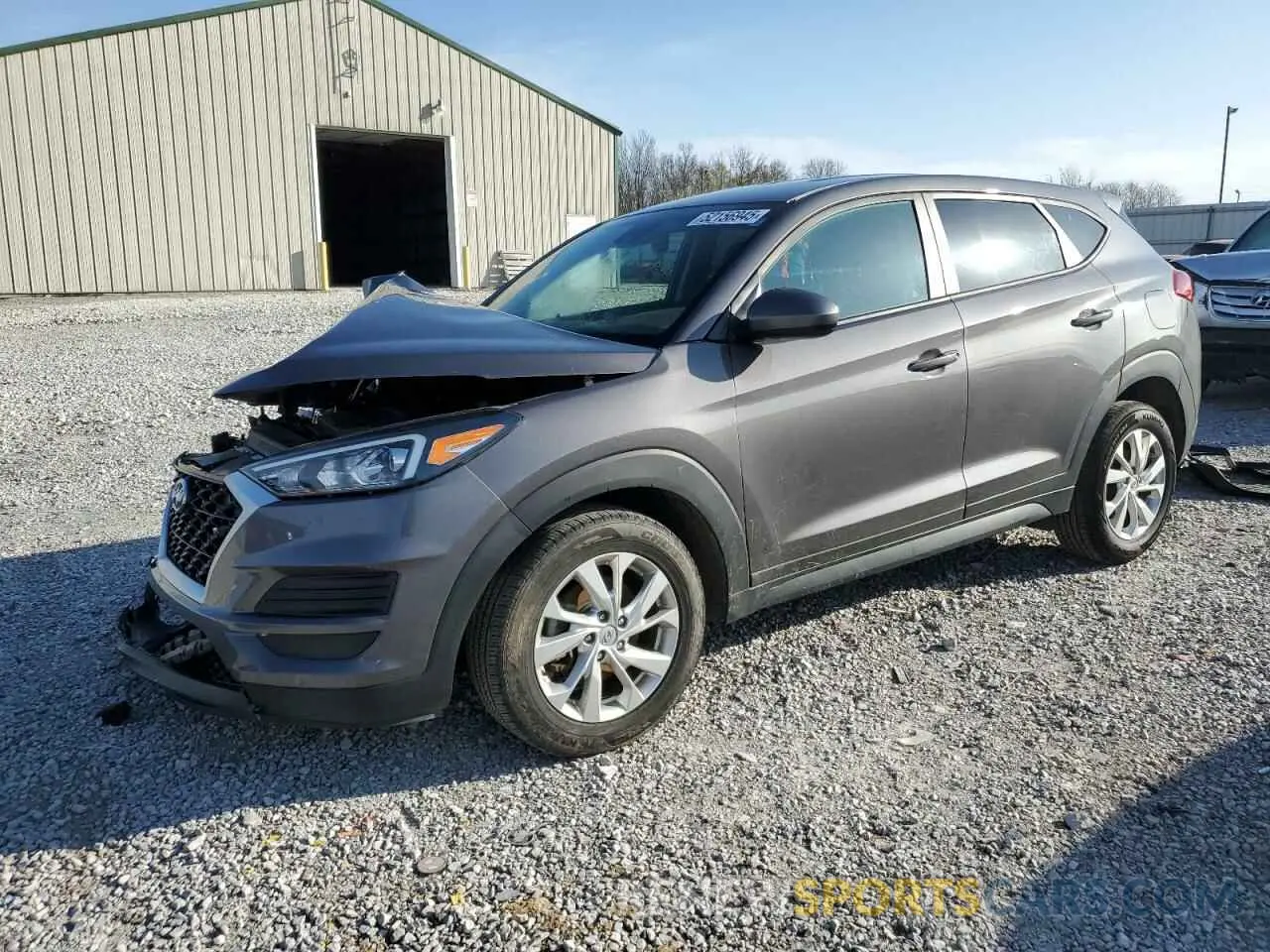 1 Photograph of a damaged car KM8J23A44MU338738 HYUNDAI TUCSON 2021