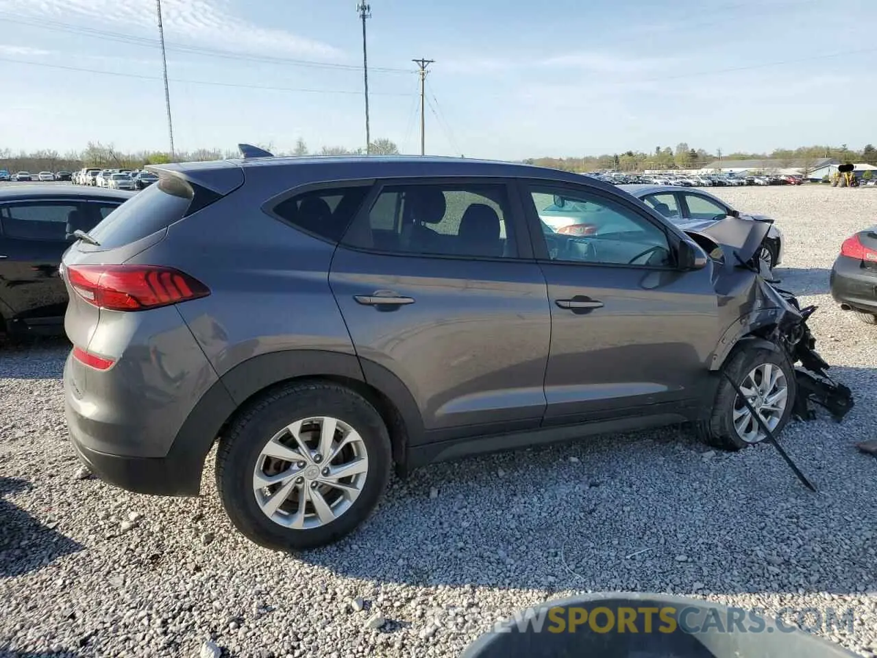 3 Photograph of a damaged car KM8J23A44MU338738 HYUNDAI TUCSON 2021