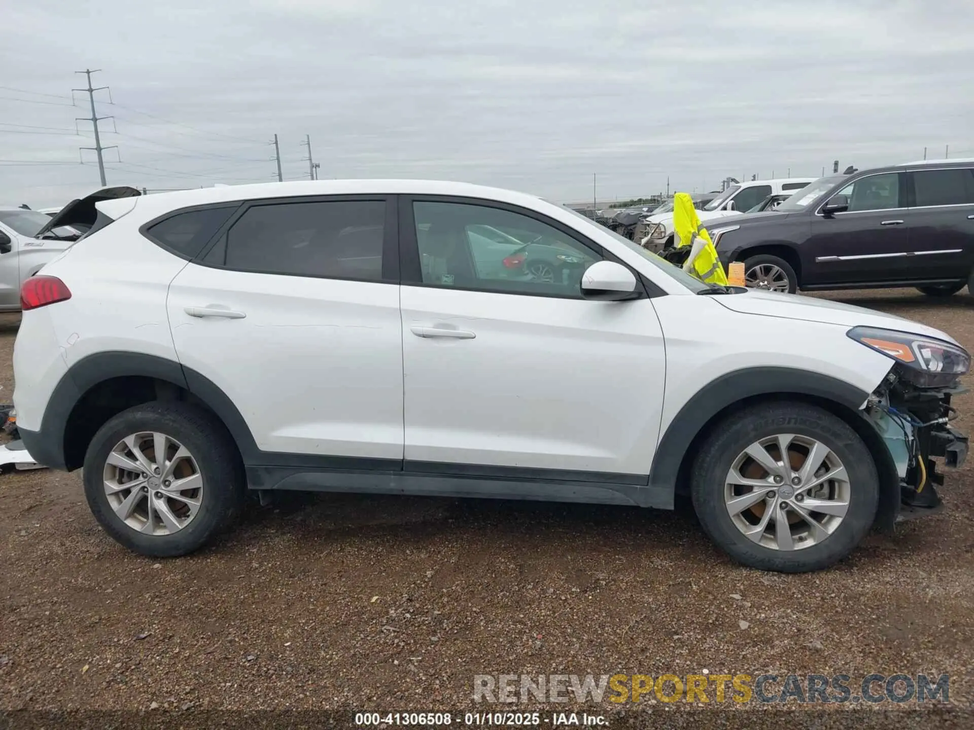 14 Photograph of a damaged car KM8J23A45MU292305 HYUNDAI TUCSON 2021
