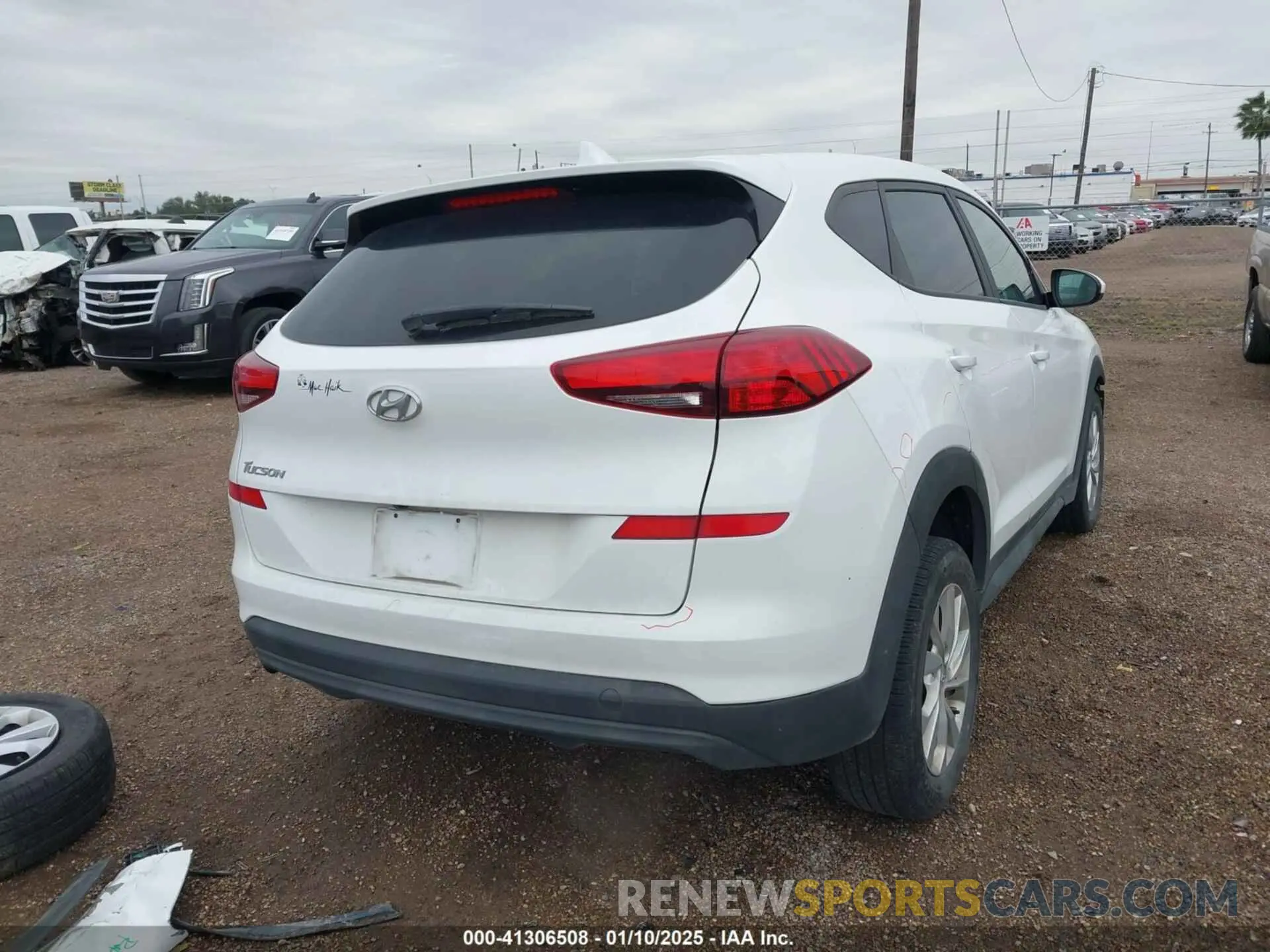 4 Photograph of a damaged car KM8J23A45MU292305 HYUNDAI TUCSON 2021