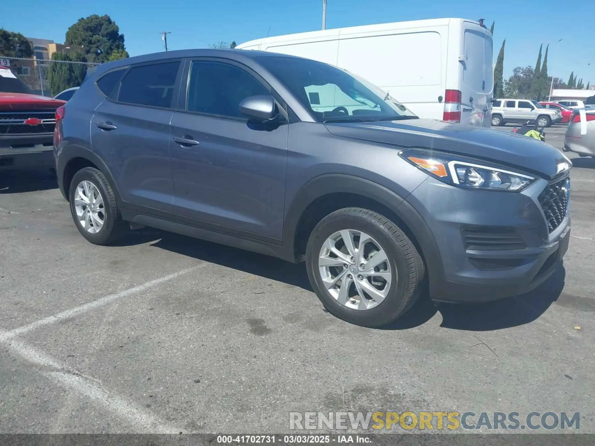 1 Photograph of a damaged car KM8J23A45MU355712 HYUNDAI TUCSON 2021