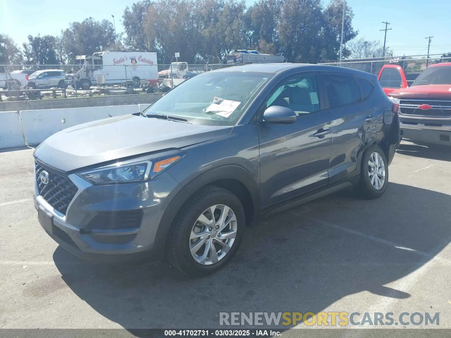 2 Photograph of a damaged car KM8J23A45MU355712 HYUNDAI TUCSON 2021
