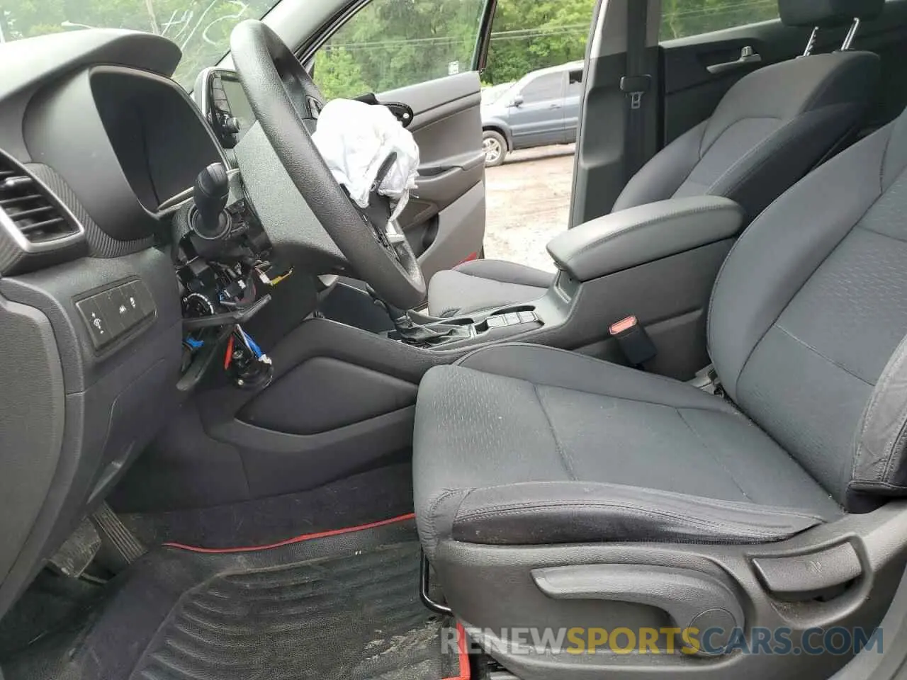 7 Photograph of a damaged car KM8J23A45MU389200 HYUNDAI TUCSON 2021