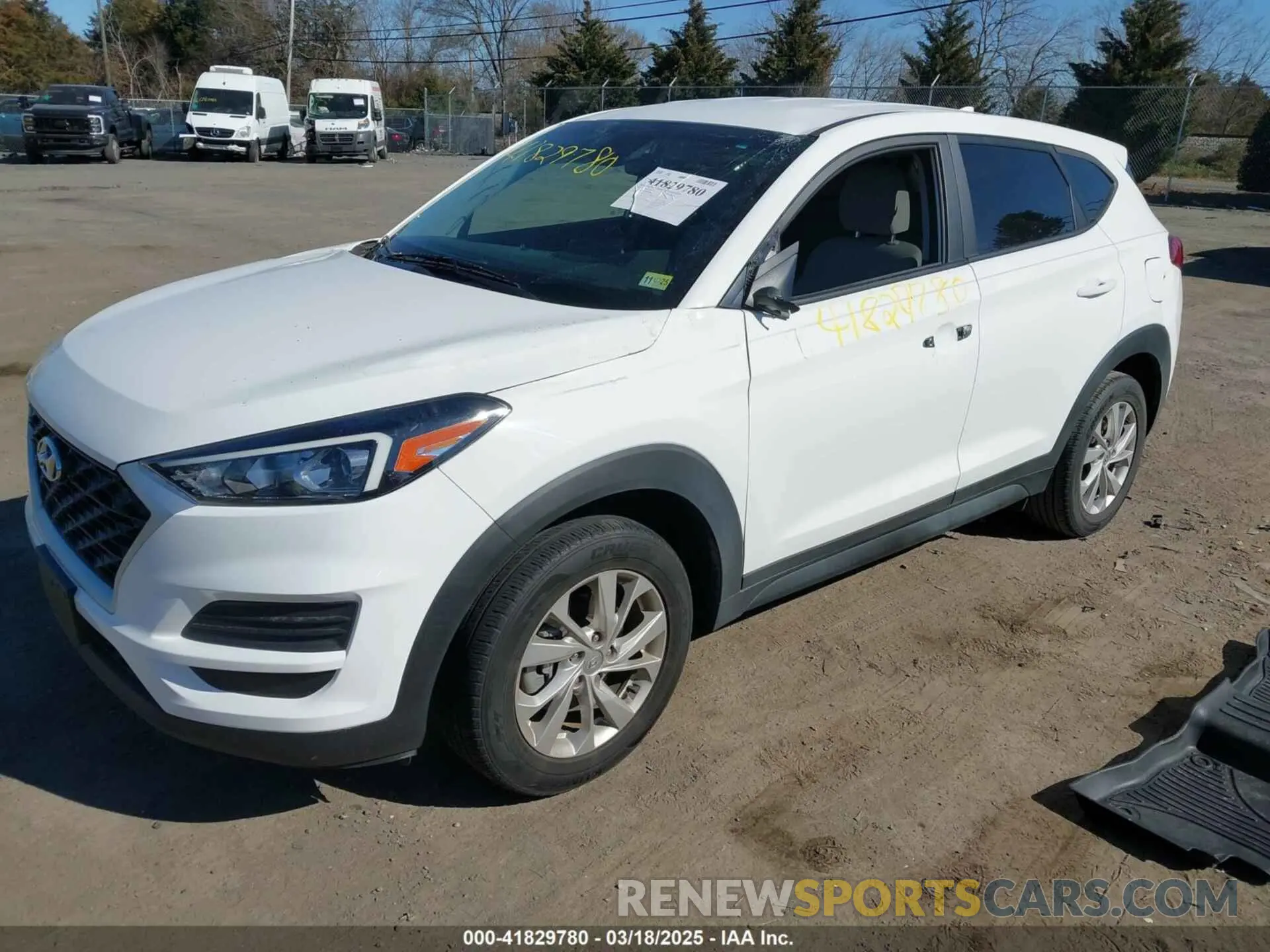 2 Photograph of a damaged car KM8J23A47MU327961 HYUNDAI TUCSON 2021