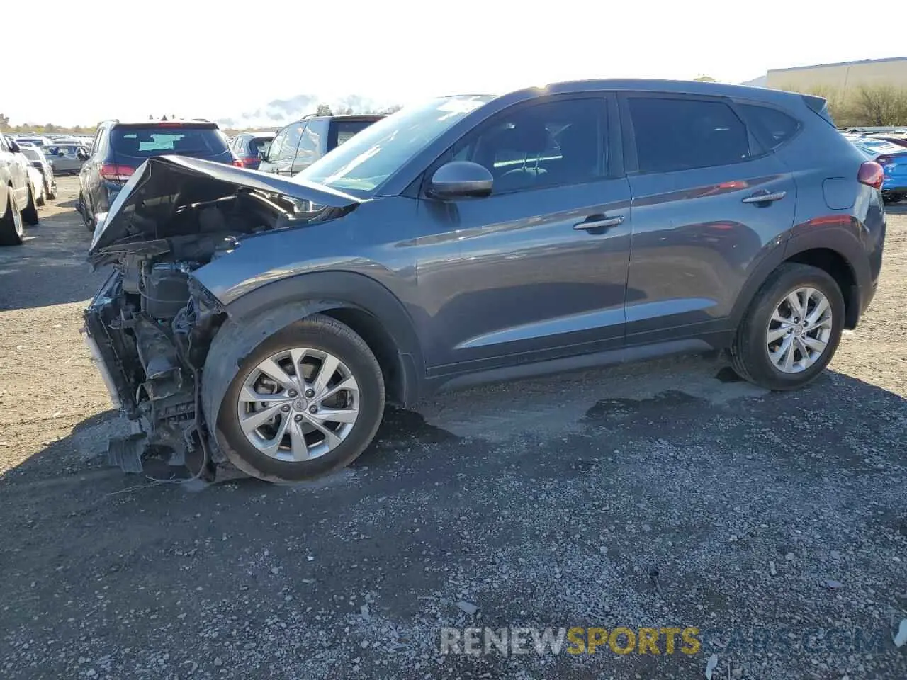 1 Photograph of a damaged car KM8J23A47MU365304 HYUNDAI TUCSON 2021