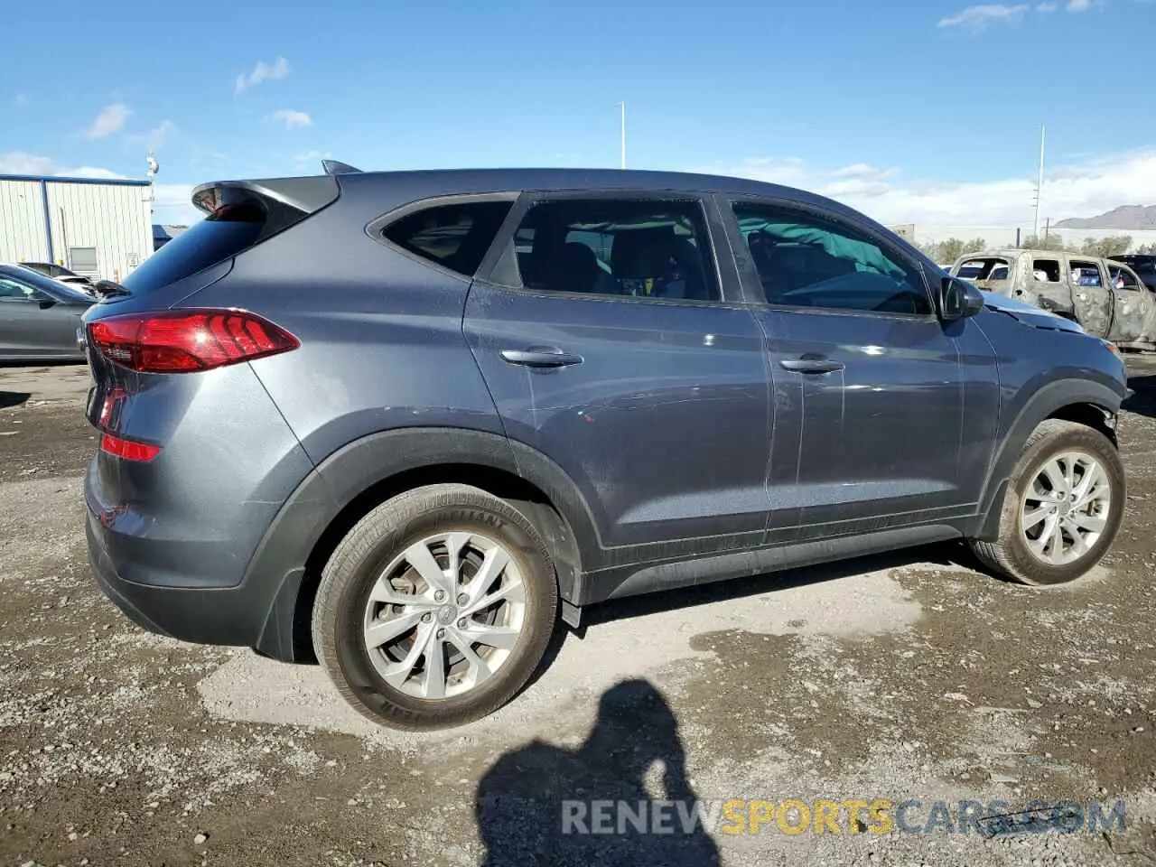 3 Photograph of a damaged car KM8J23A47MU365304 HYUNDAI TUCSON 2021