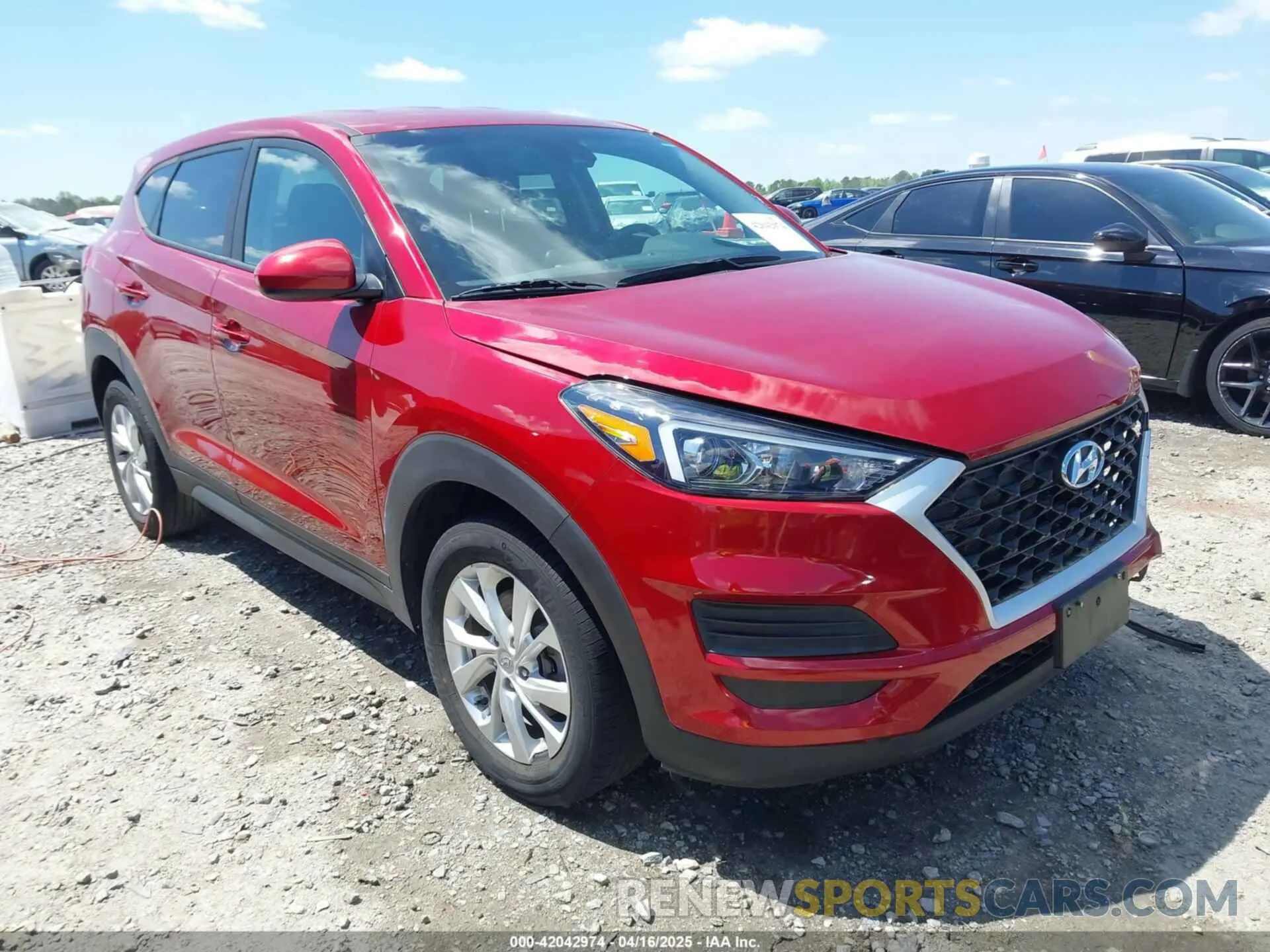 1 Photograph of a damaged car KM8J23A47MU379915 HYUNDAI TUCSON 2021